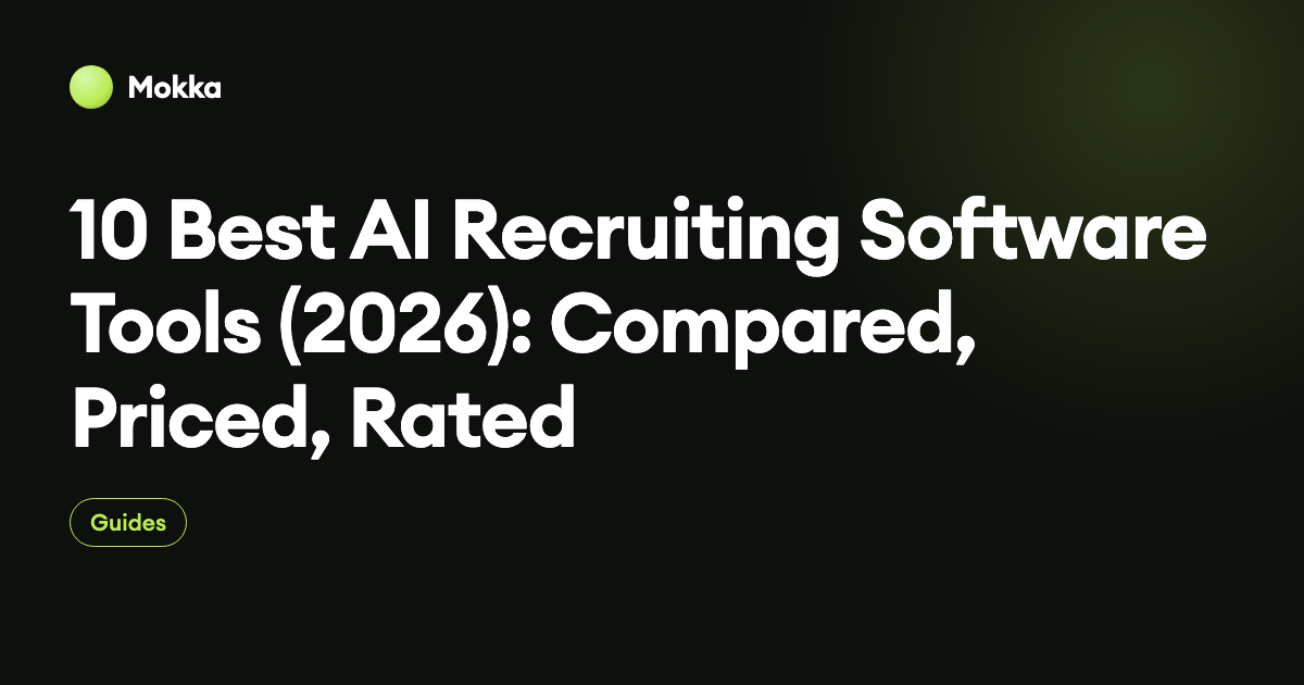 10 Best AI Recruiting Software Tools (2026): Compared, Priced, Rated