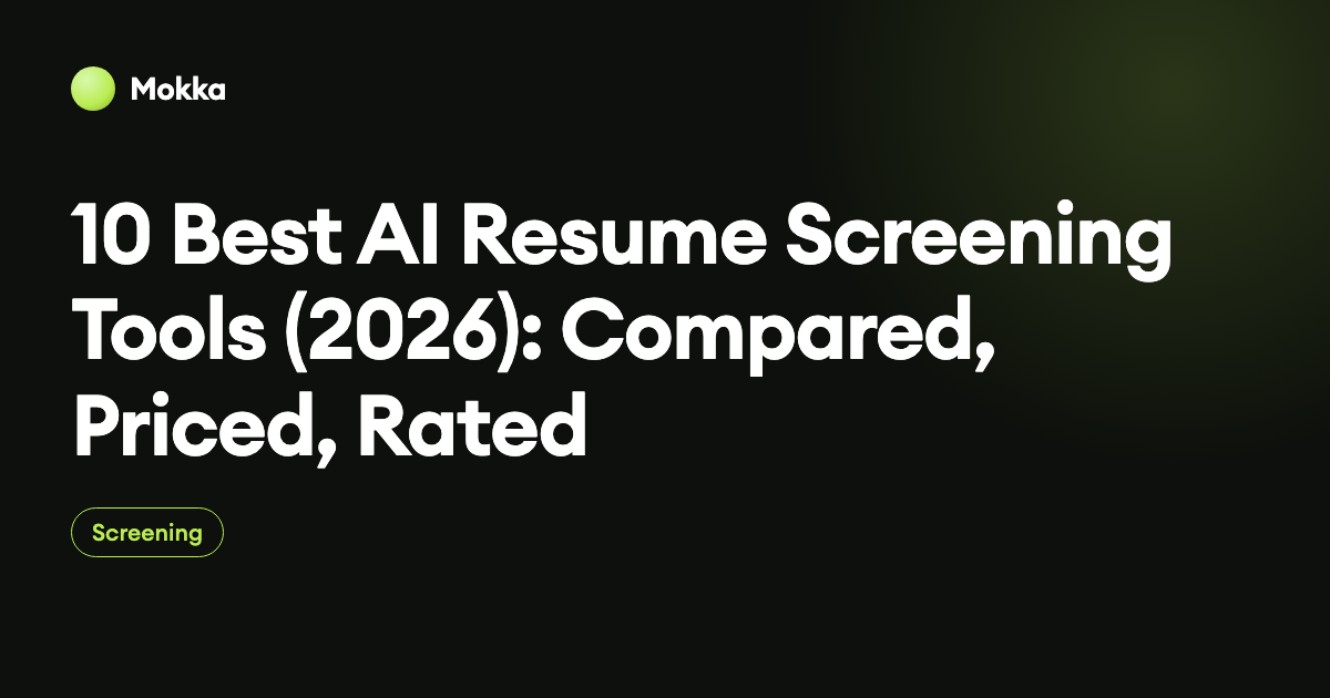 10 Best AI Resume Screening Tools in 2026