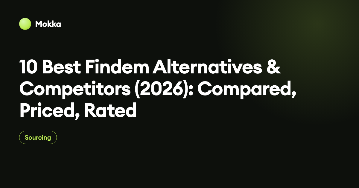 10 Best Findem Alternatives & Competitors (2026): Compared, Priced, Rated