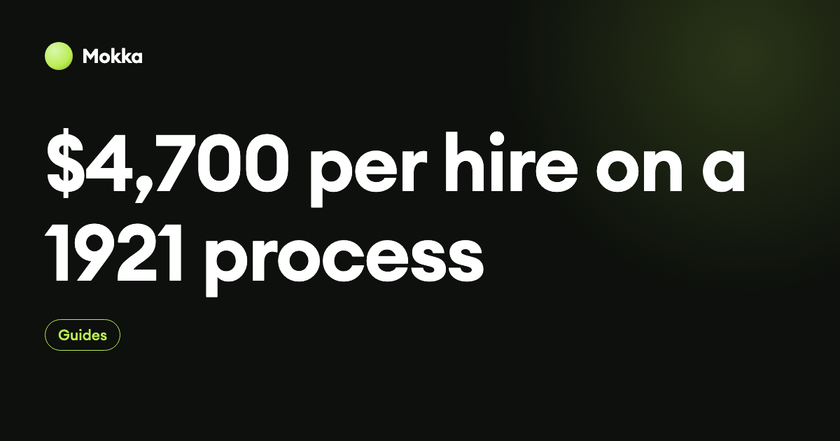 $4,700 per hire on a 1921 process
