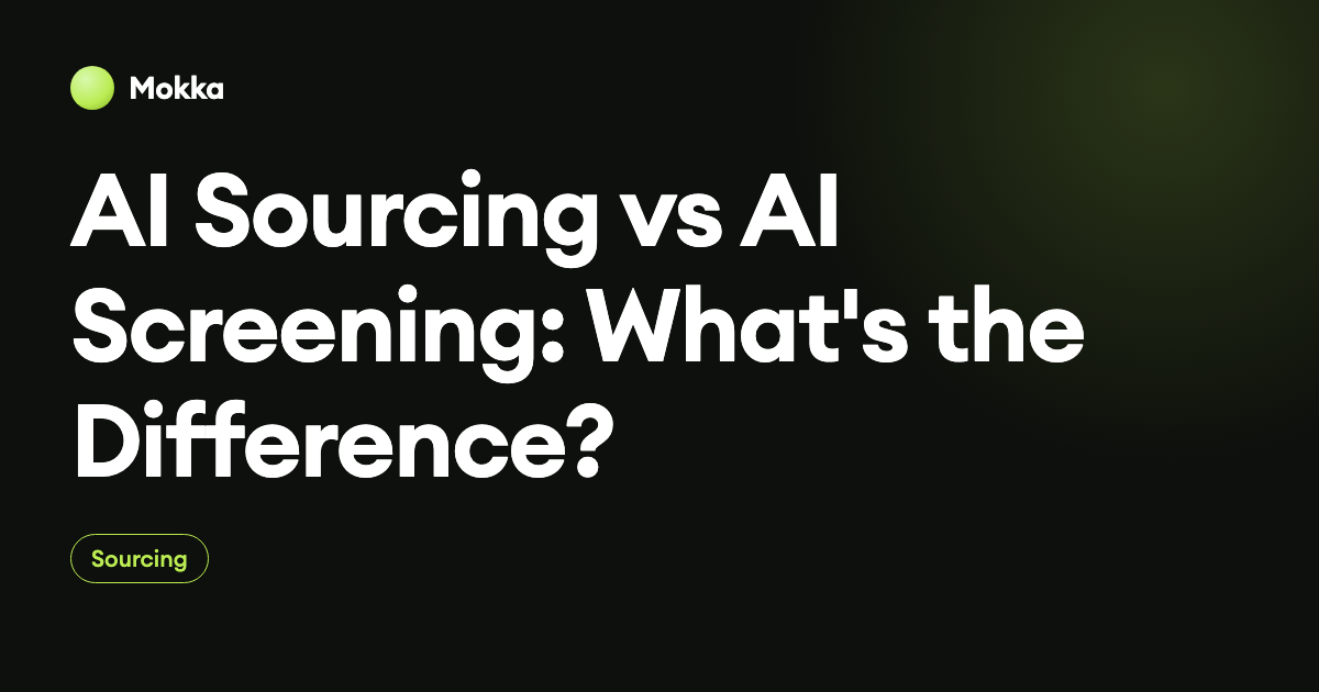 AI Sourcing vs AI Screening: What's the Difference?