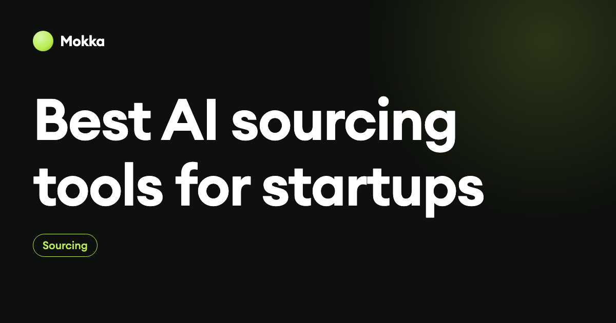 Best AI sourcing tools for startups