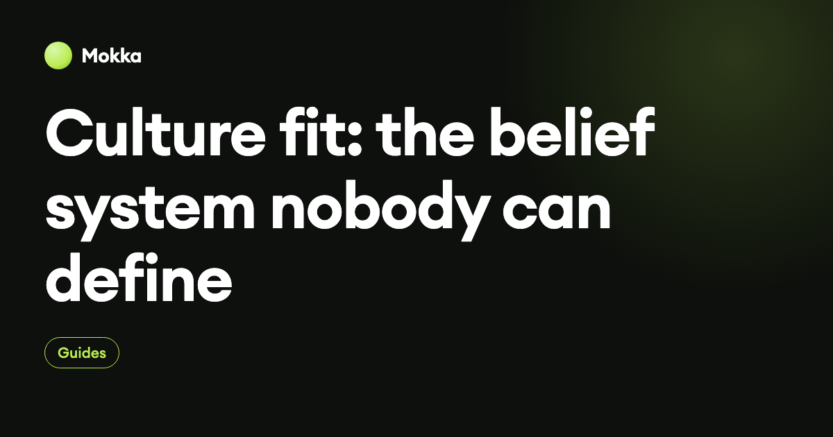 Culture fit: the belief system nobody can define