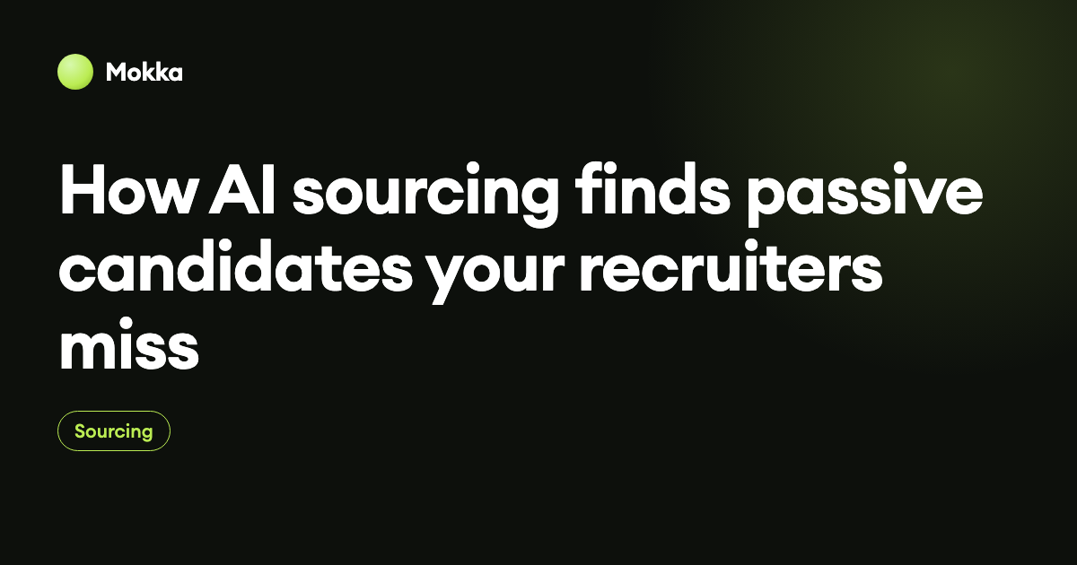 How AI sourcing finds passive candidates your recruiters miss