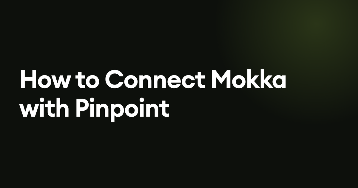 How to Connect Mokka with Pinpoint