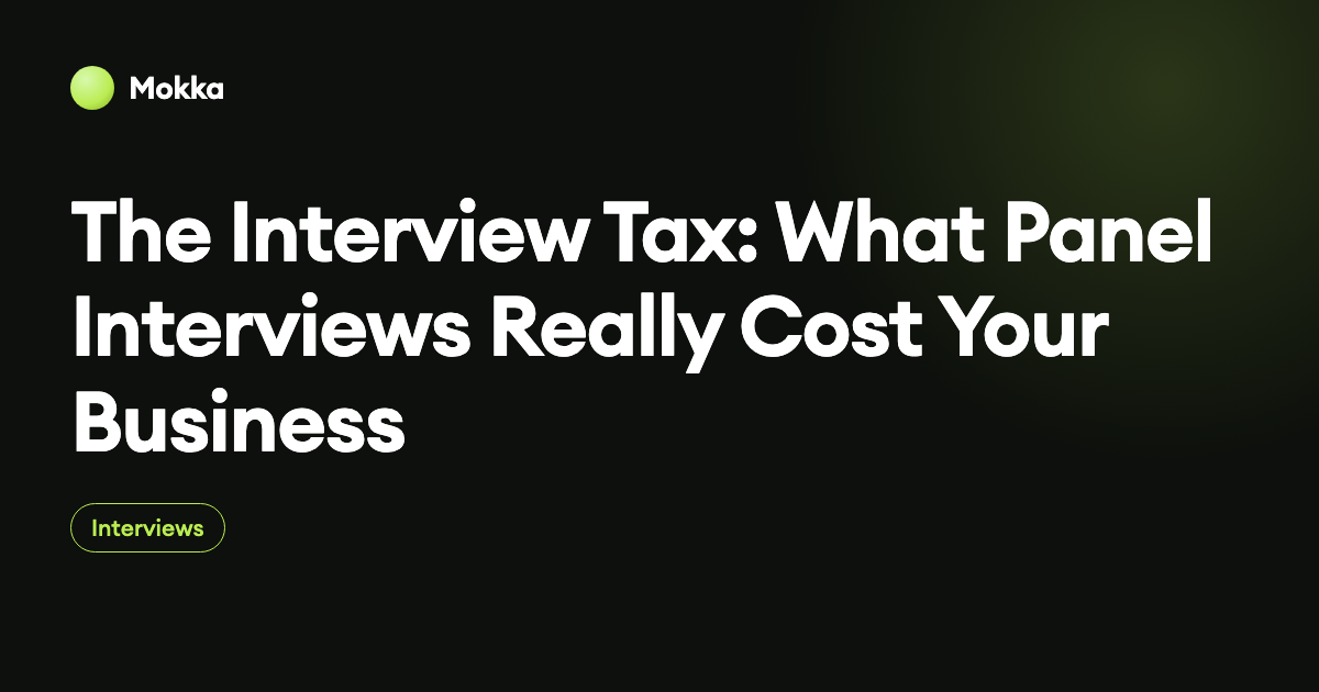 The interview tax